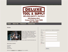 Tablet Screenshot of deluxetoolco.com